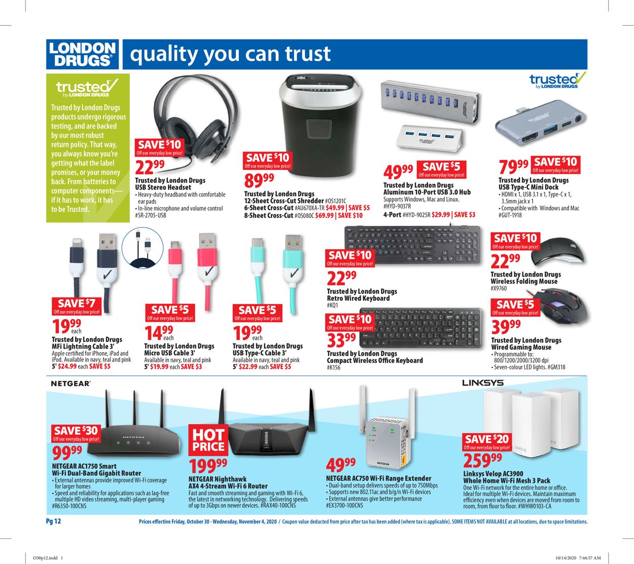 London Drugs Flyer - 10/30-11/04/2020 (Page 13)