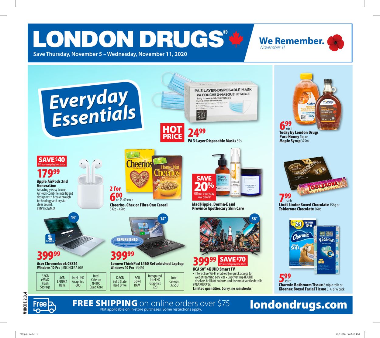 London Drugs Flyer - 11/05-11/11/2020