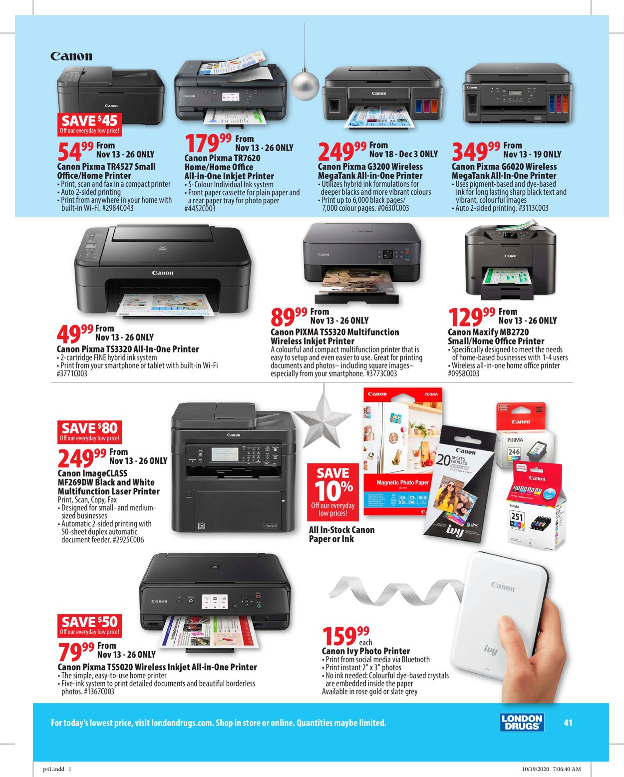 London Drugs Holiday 2020 Flyer - 11/13-12/24/2020 (Page 41)