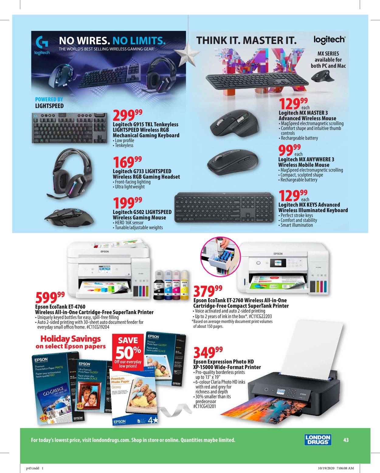 London Drugs Holiday 2020 Flyer - 11/13-12/24/2020 (Page 43)