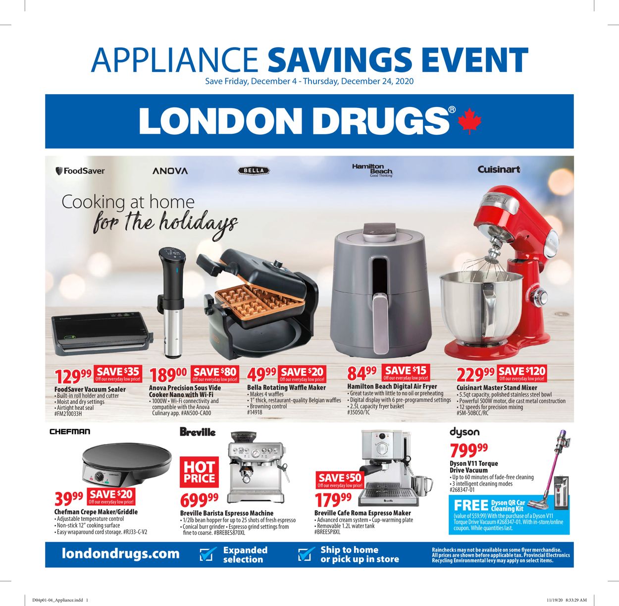 London Drugs - Holiday 2020 Flyer - 12/04-12/24/2020