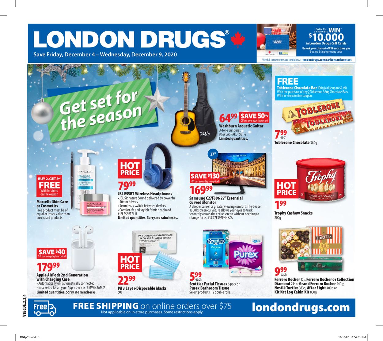 London Drugs - Holiday 2020 Flyer - 12/04-12/09/2020