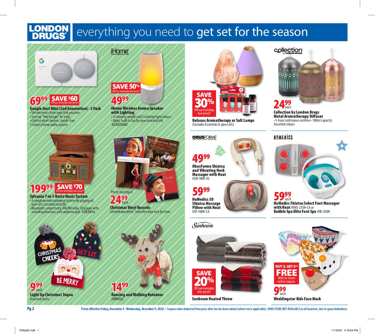 London Drugs - Holiday 2020 Flyer - 12/04-12/09/2020 (Page 2)