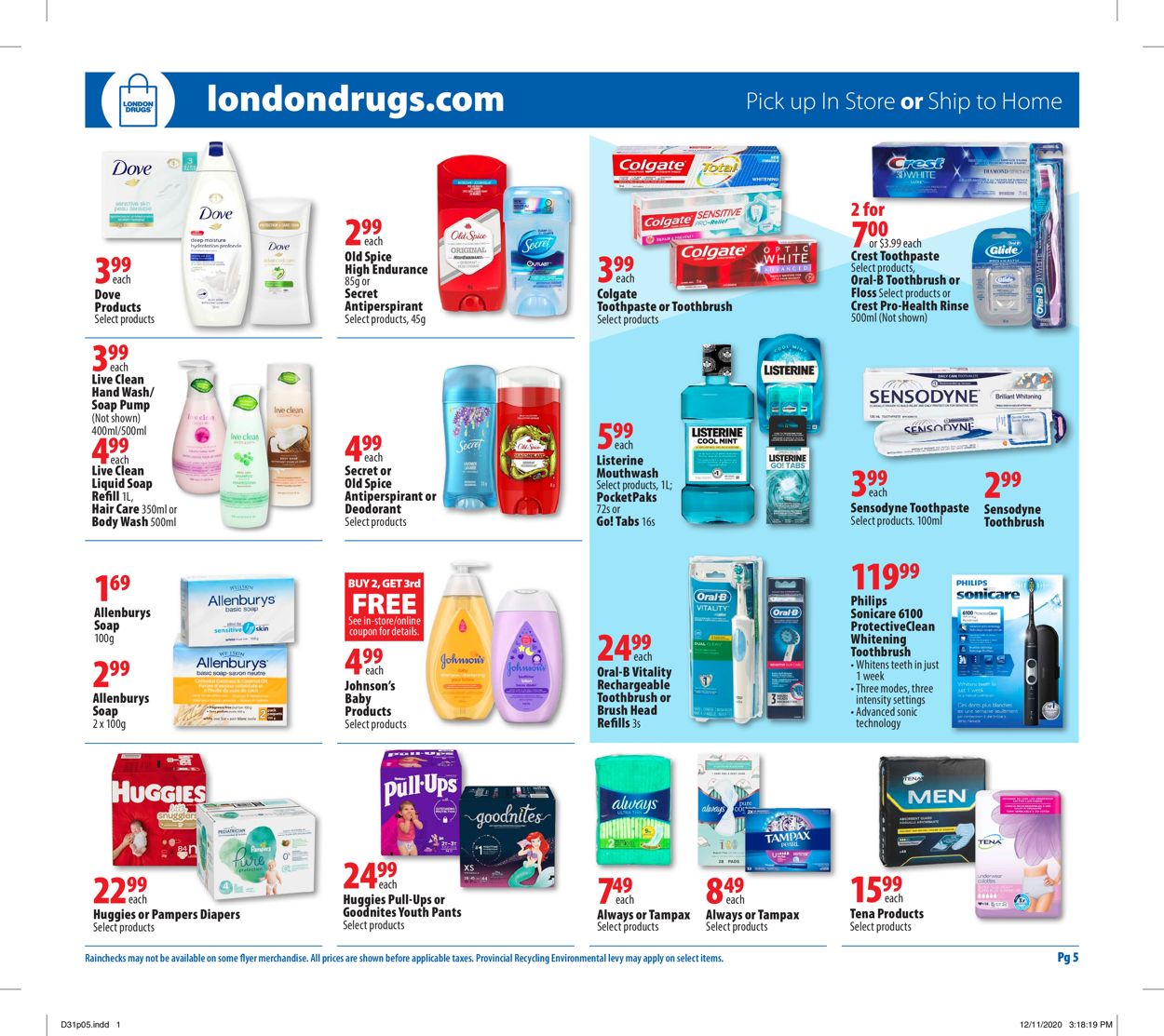 London Drugs - New Year 2021 Flyer - 12/31-01/06/2021 (Page 5)
