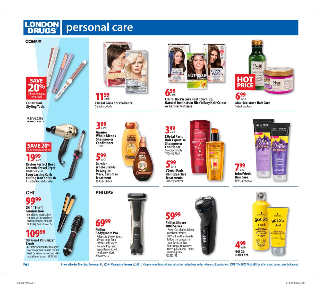 London Drugs - New Year 2021 Flyer - 12/31-01/06/2021 (Page 9)