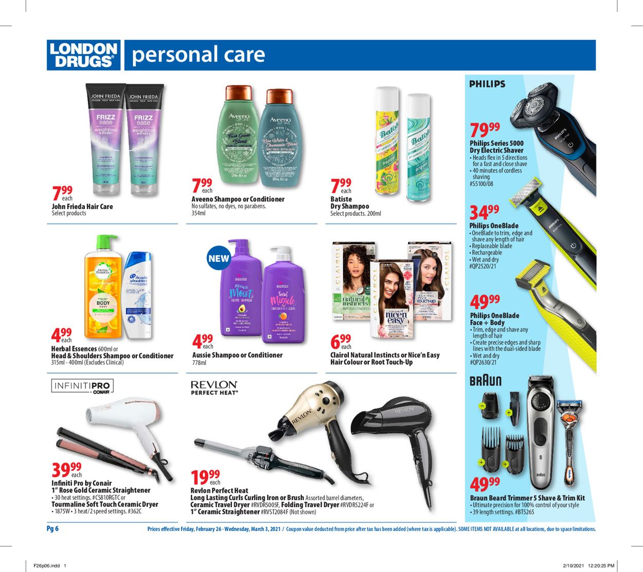 London Drugs Flyer - 02/26-03/03/2021 (Page 6)