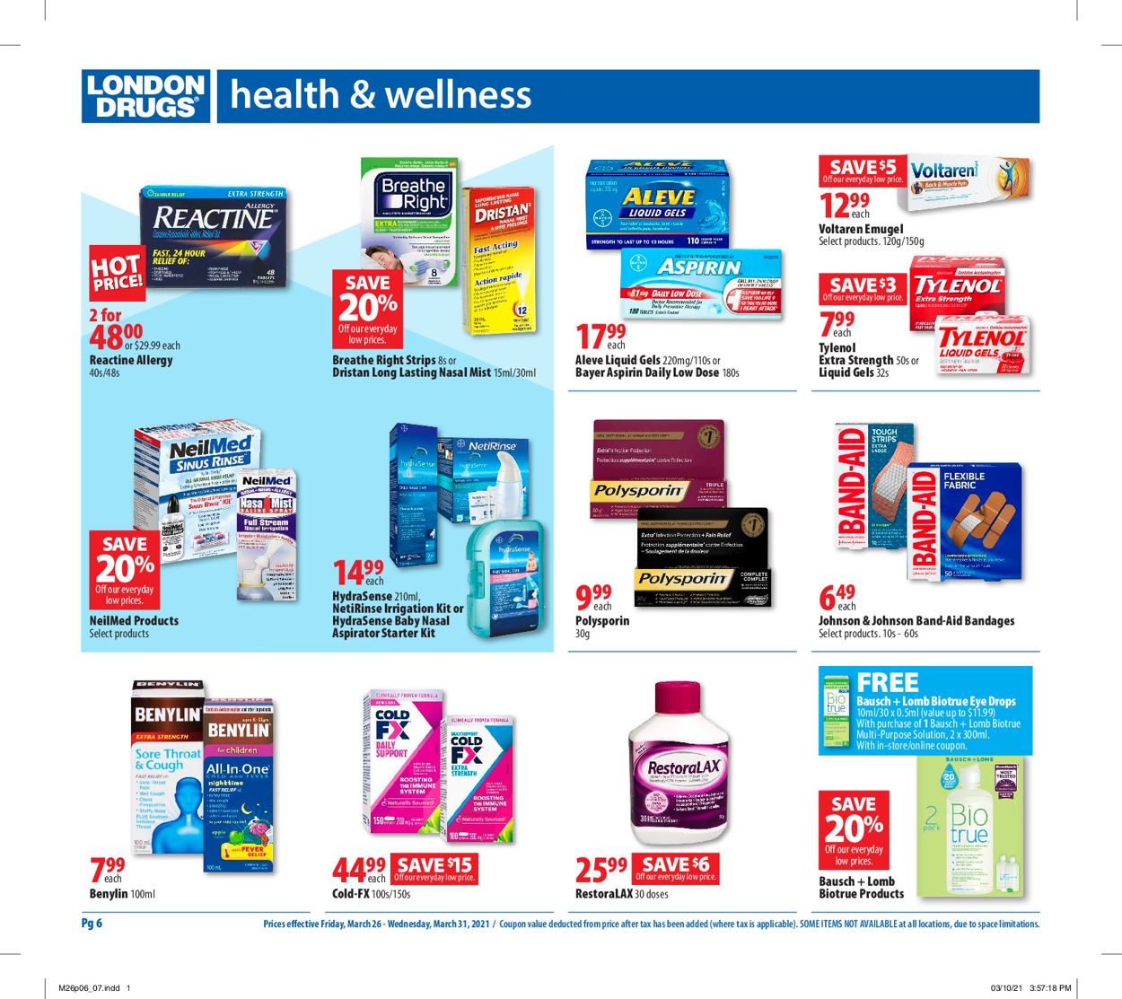 London Drugs Flyer - 03/26-03/31/2021 (Page 7)