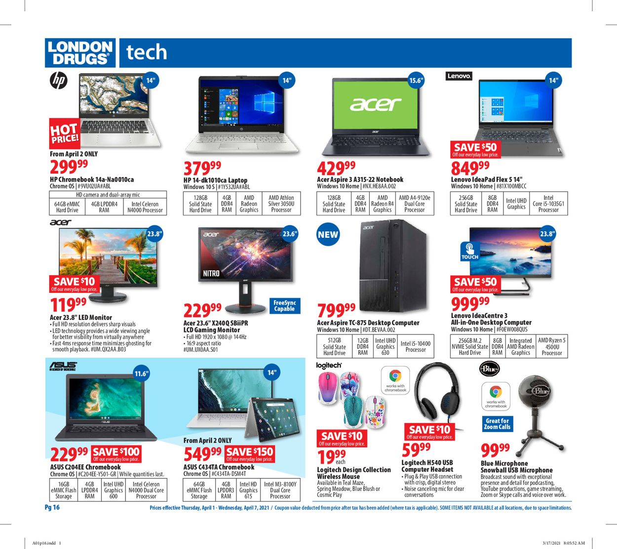 London Drugs Flyer - 04/01-04/07/2021 (Page 18)