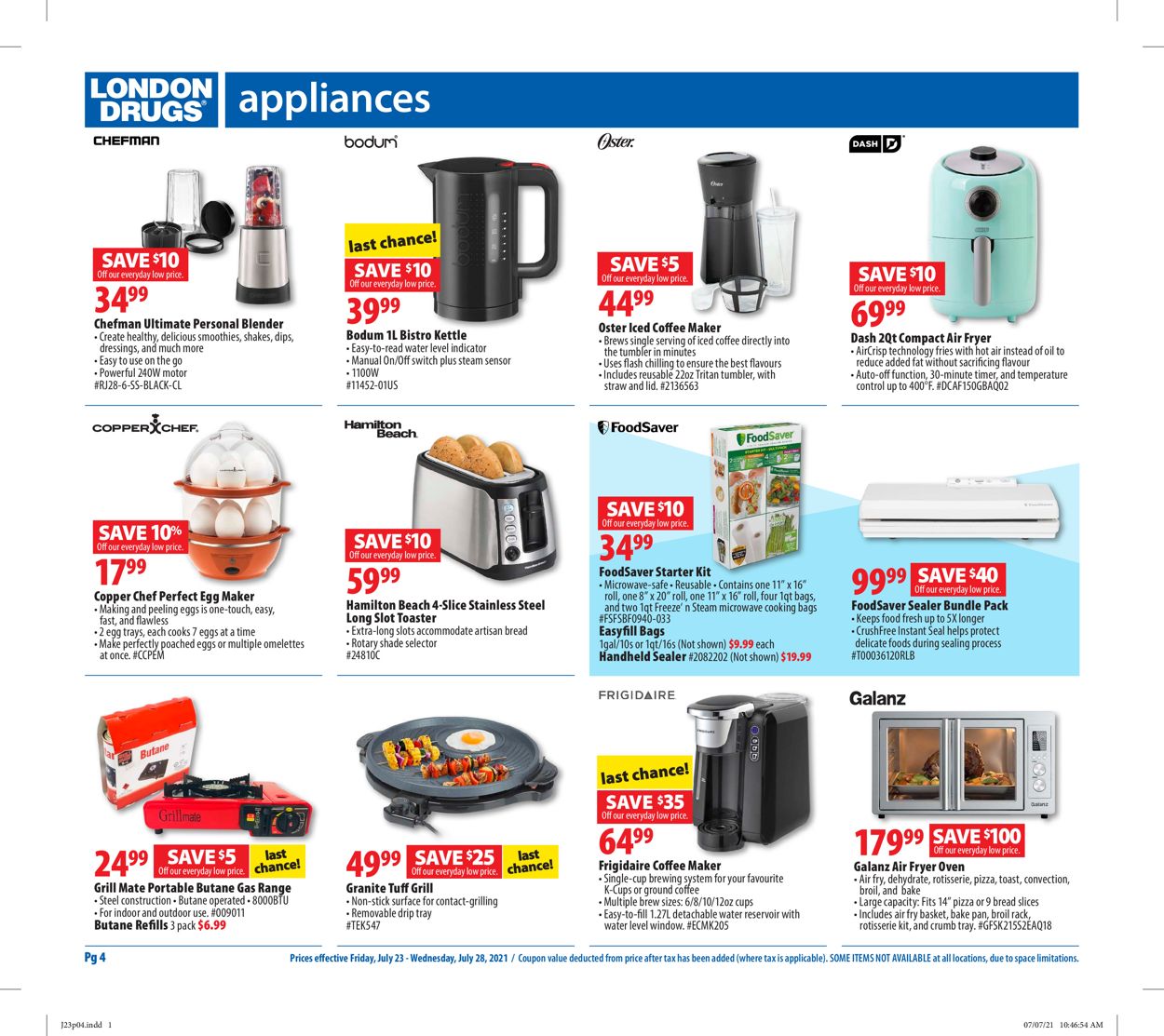 London Drugs Flyer - 07/23-07/28/2021 (Page 4)