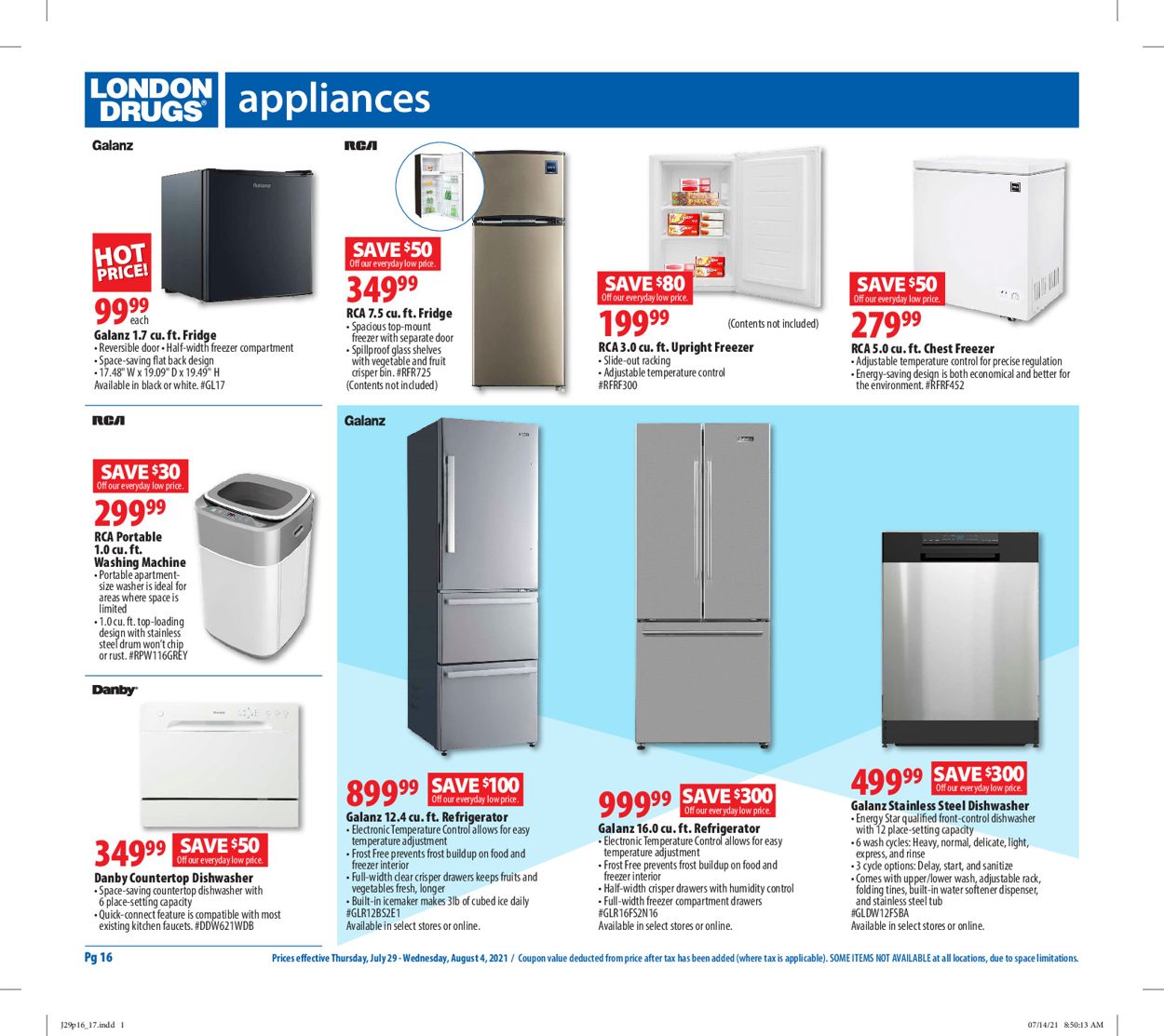London Drugs Flyer - 07/29-08/04/2021 (Page 16)