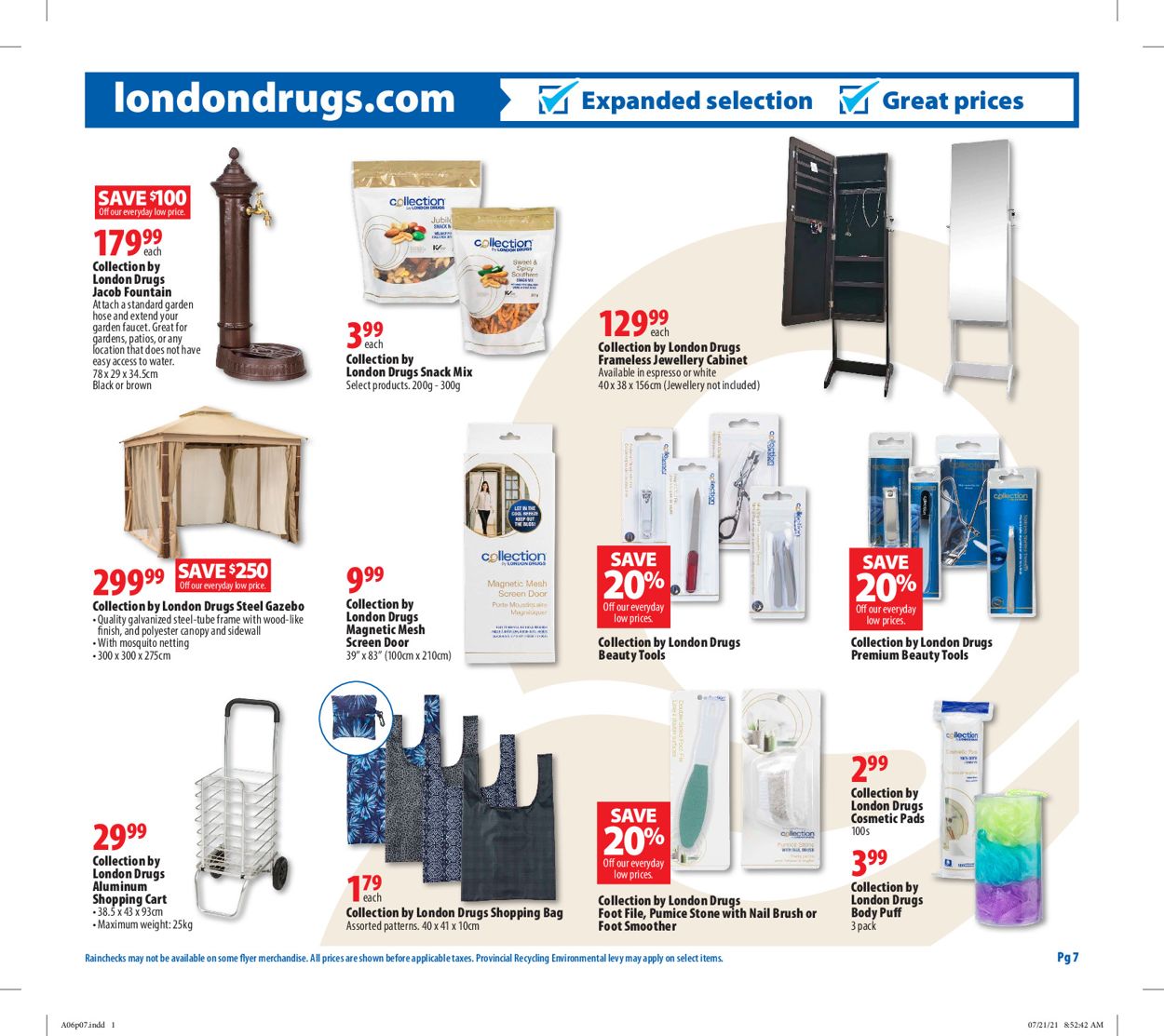 London Drugs Flyer - 08/06-08/11/2021 (Page 7)