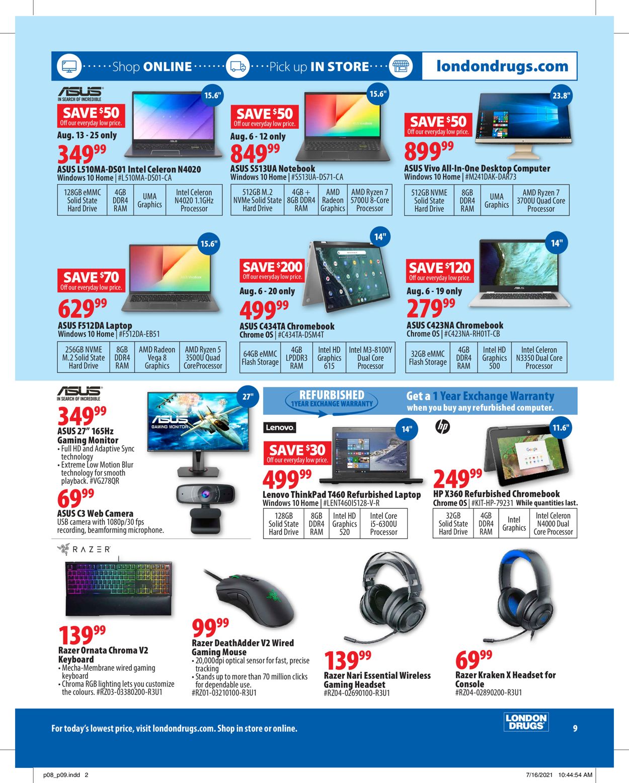 London Drugs Flyer - 08/06-08/25/2021 (Page 9)