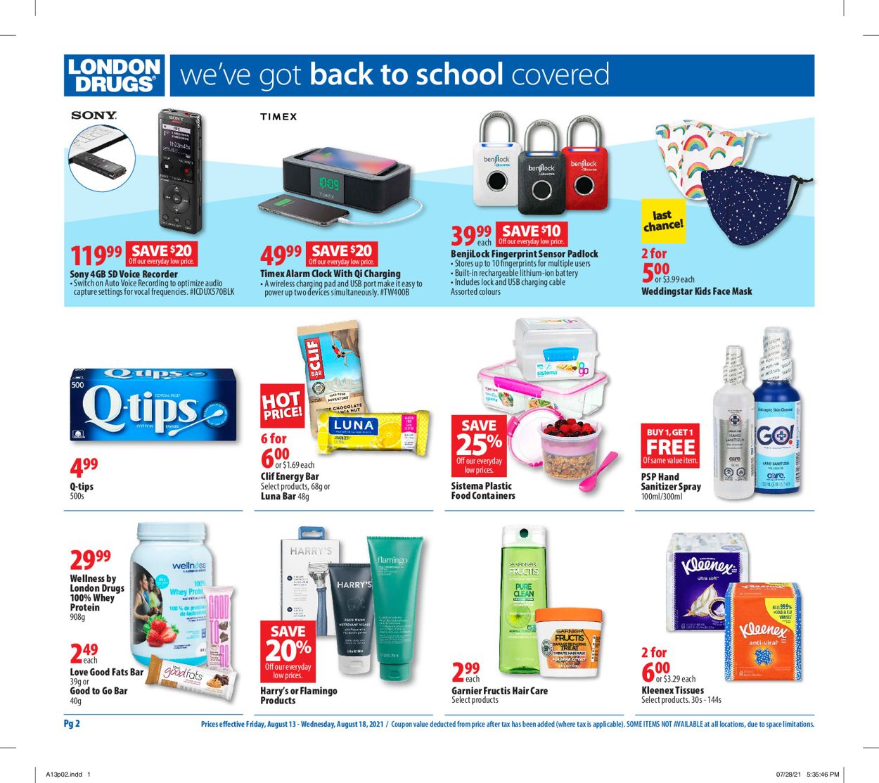 London Drugs Flyer - 08/13-08/18/2021 (Page 2)