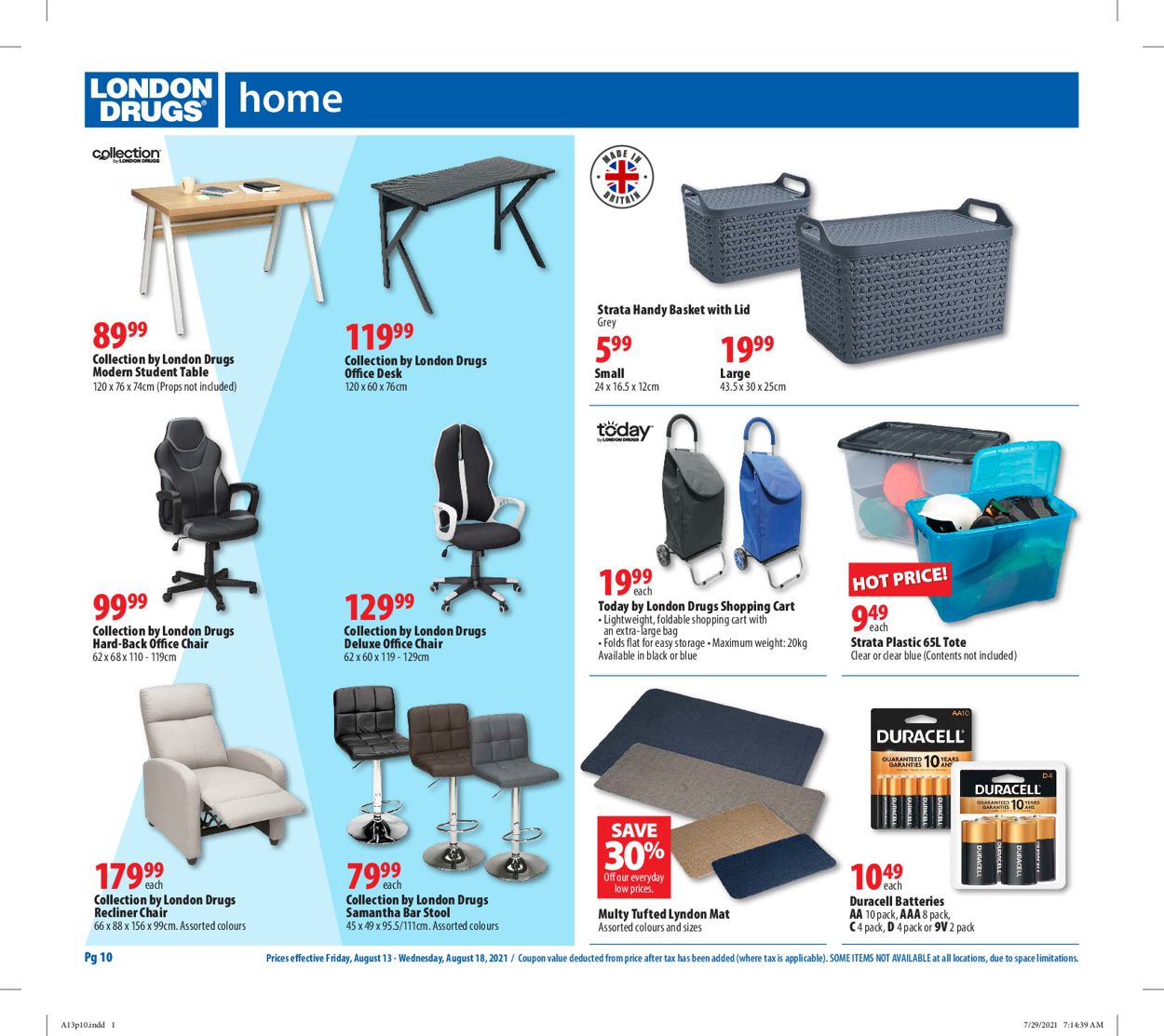 London Drugs Flyer - 08/13-08/18/2021 (Page 10)