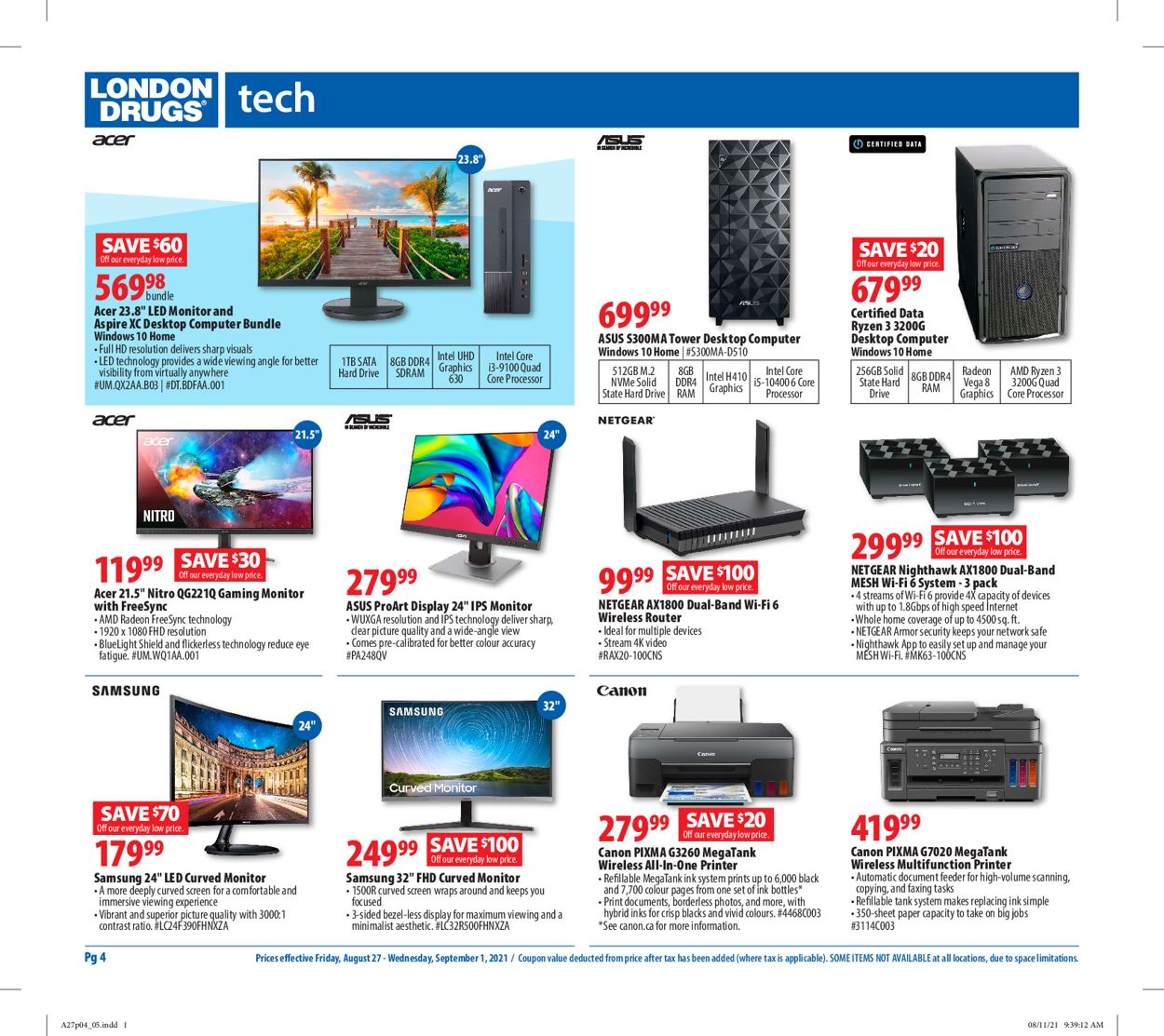 London Drugs Flyer - 08/27-09/01/2021 (Page 4)
