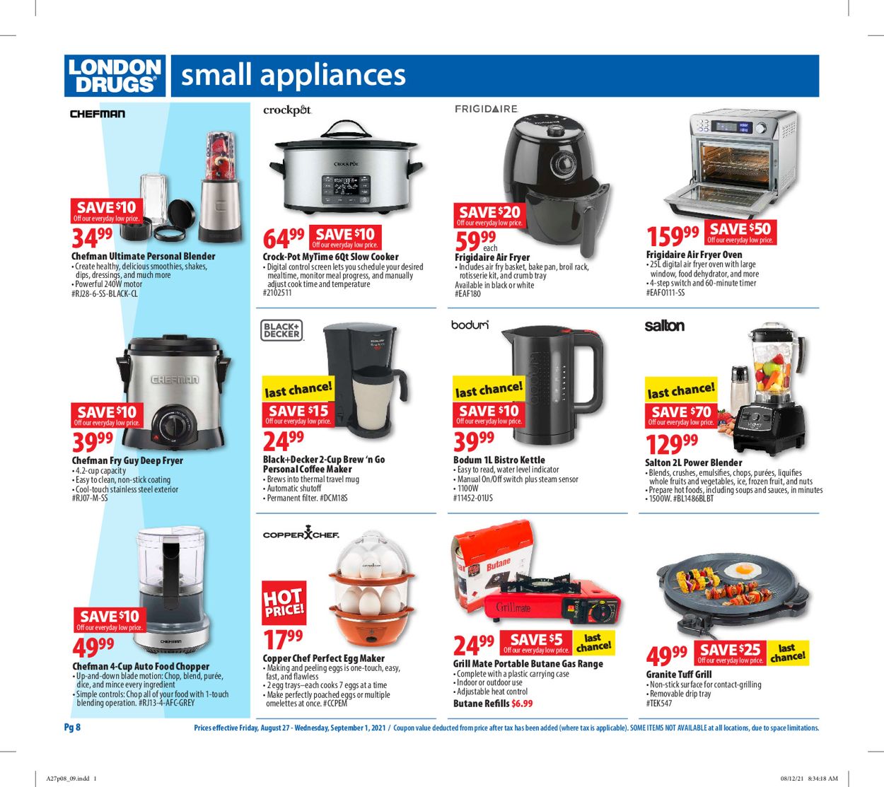 London Drugs Flyer - 08/27-09/01/2021 (Page 8)
