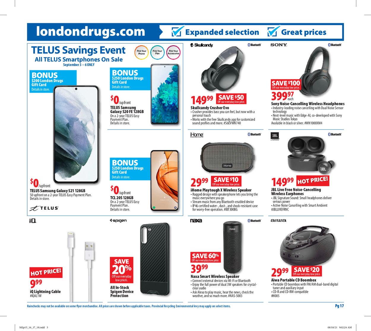 London Drugs Flyer - 09/02-09/08/2021 (Page 17)