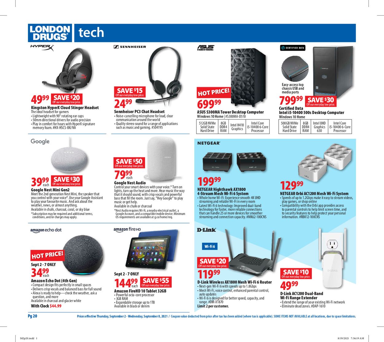 London Drugs Flyer - 09/02-09/08/2021 (Page 20)