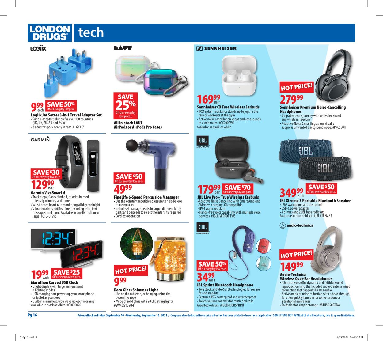 London Drugs Flyer - 09/10-09/15/2021 (Page 16)