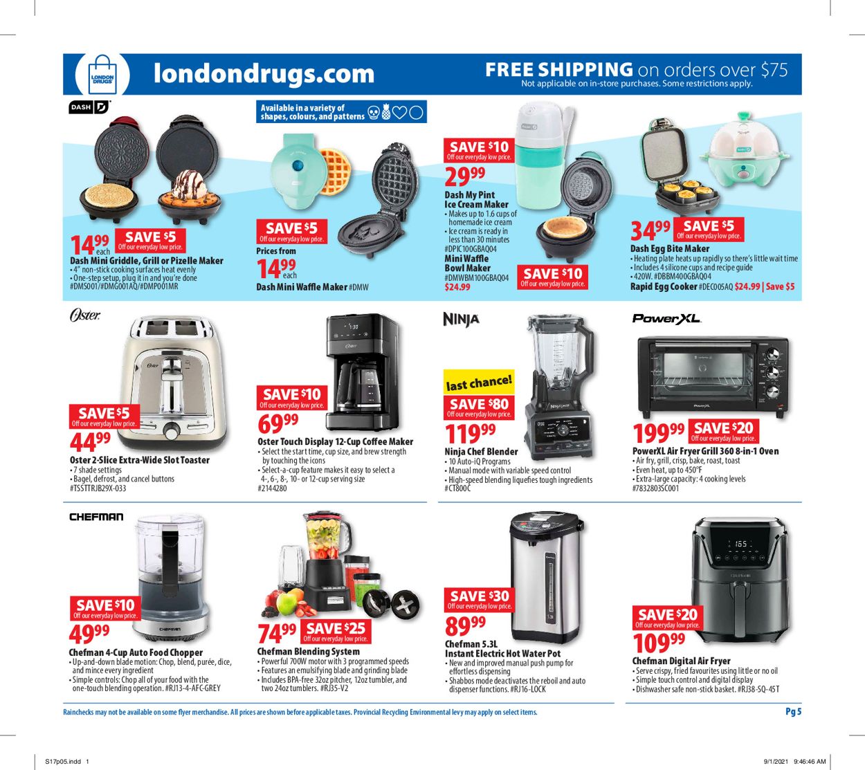 London Drugs Flyer - 09/17-09/22/2021 (Page 5)