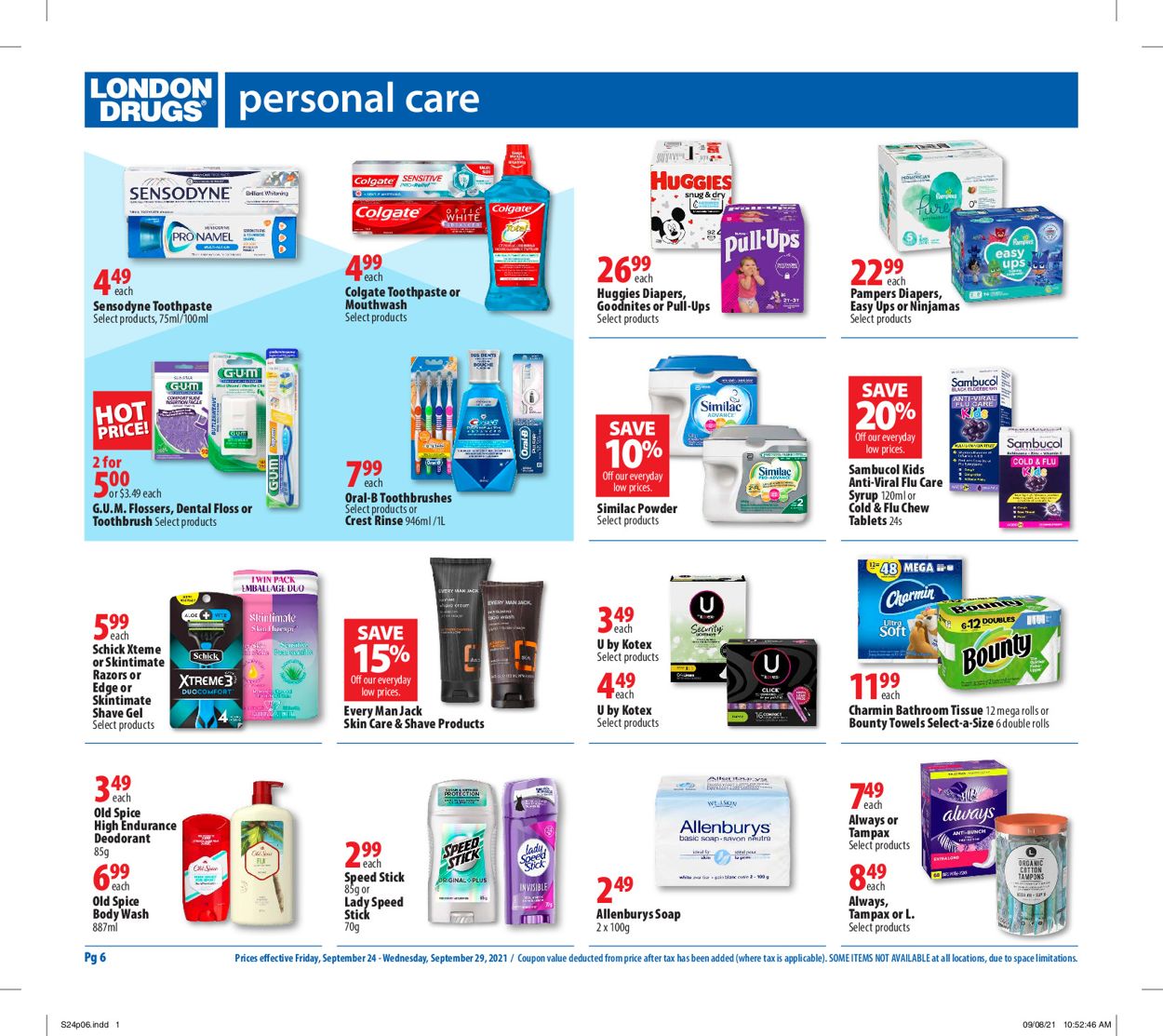 London Drugs Flyer - 09/24-09/29/2021 (Page 6)