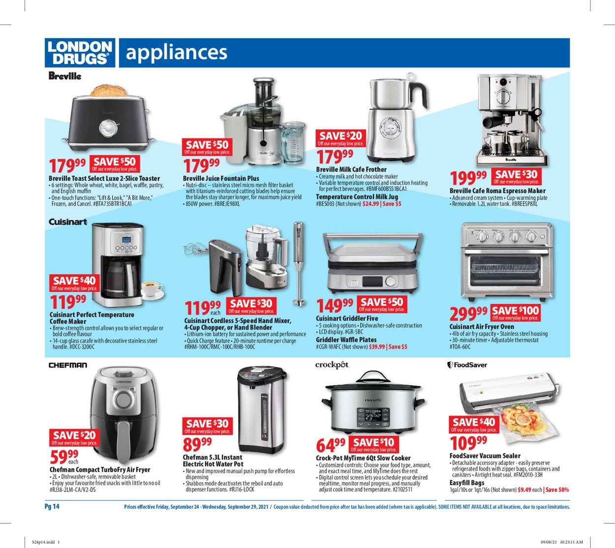 London Drugs Flyer - 09/24-09/29/2021 (Page 14)