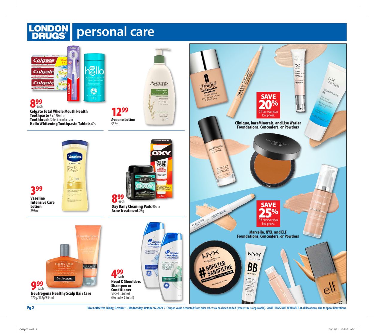 London Drugs Flyer - 10/01-10/06/2021 (Page 2)