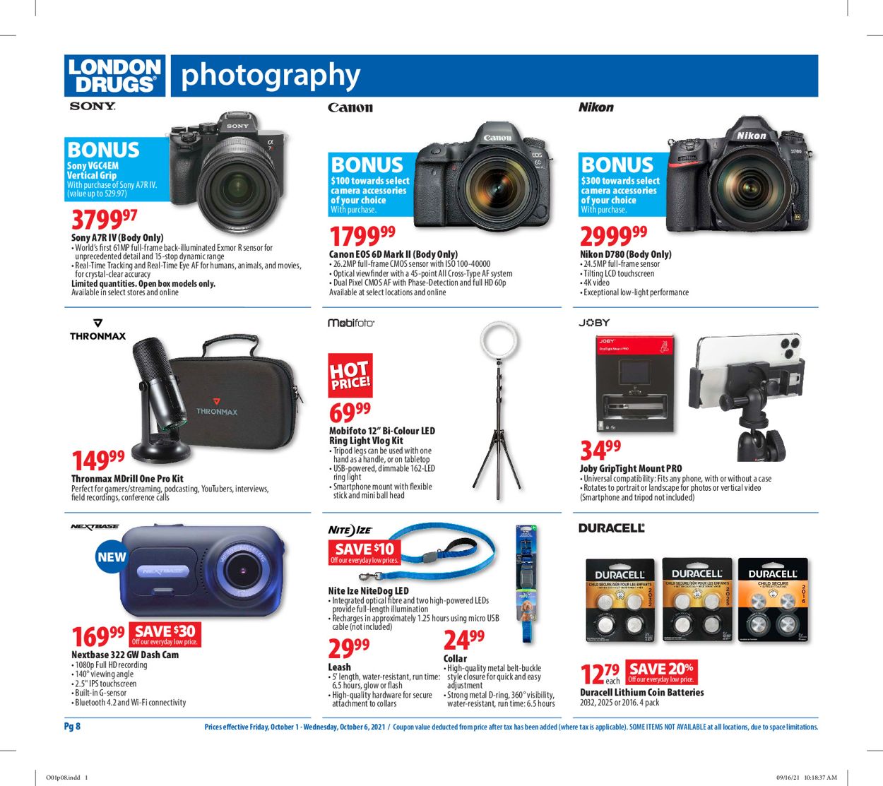 London Drugs Flyer - 10/01-10/06/2021 (Page 8)