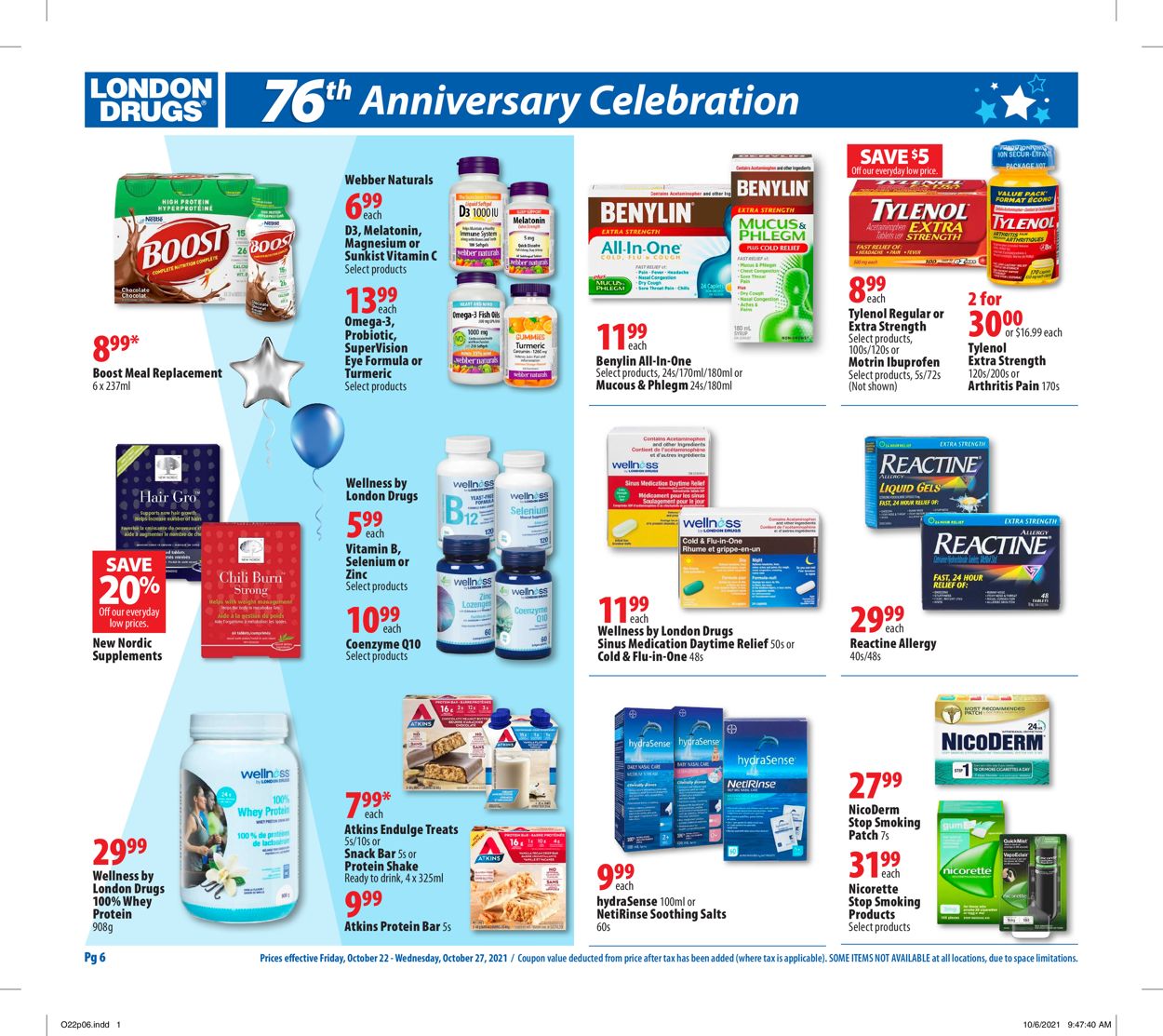 London Drugs Flyer - 10/22-10/27/2021 (Page 6)