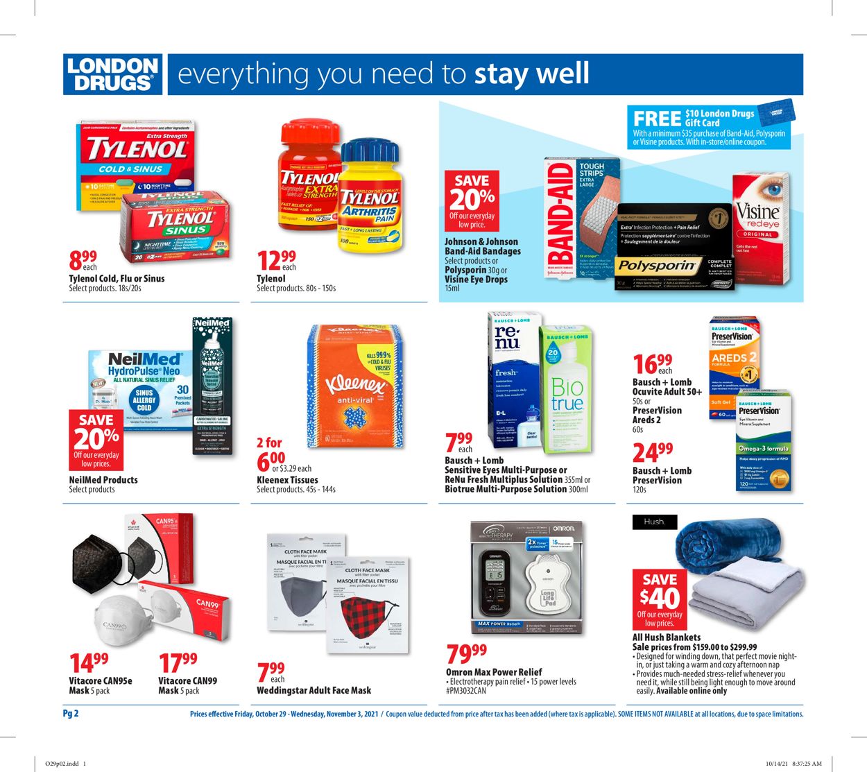London Drugs Flyer - 10/29-11/03/2021 (Page 2)