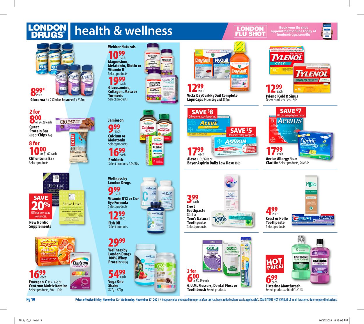 London Drugs Flyer - 11/12-11/17/2021 (Page 10)
