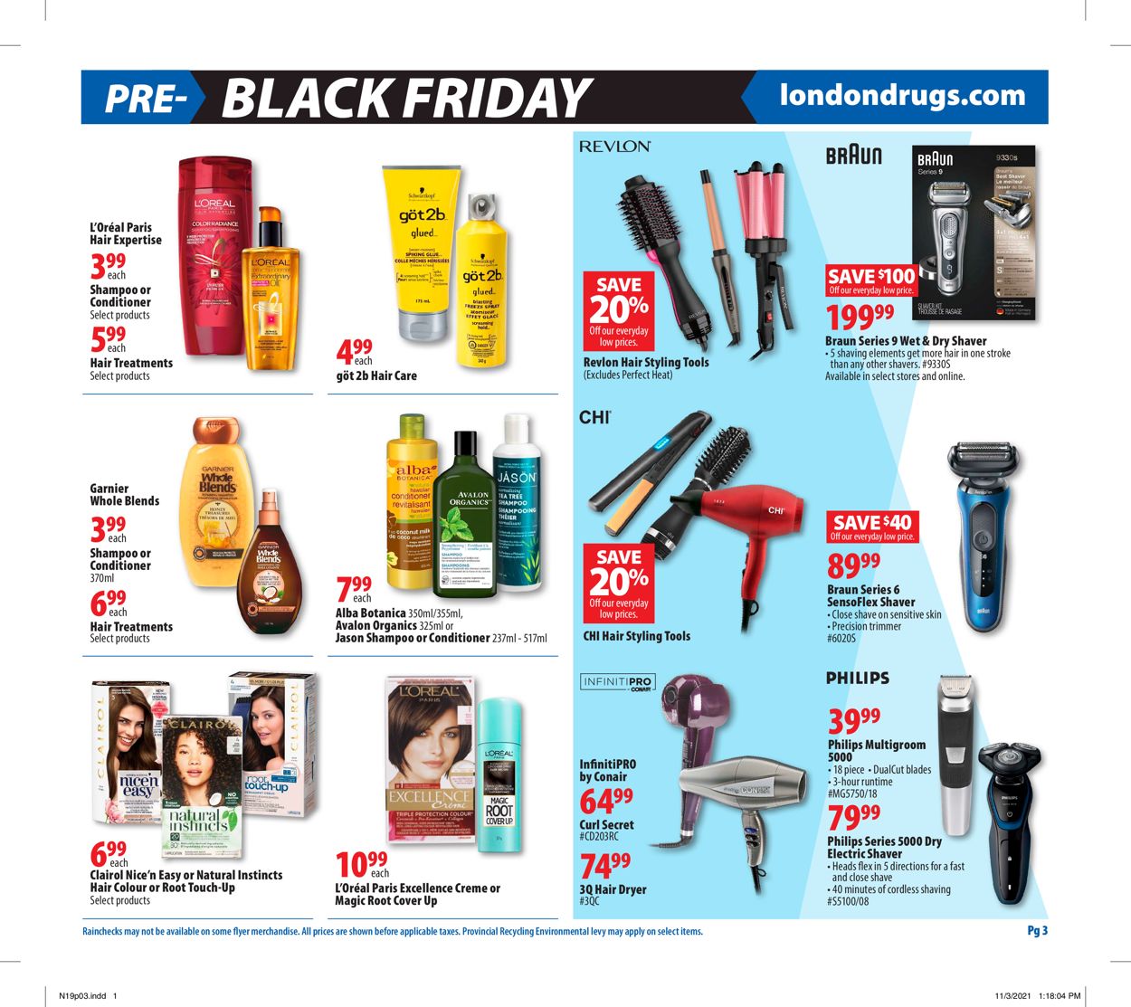London Drugs BLACK FRIDAY 2021 Flyer - 11/19-11/24/2021 (Page 3)