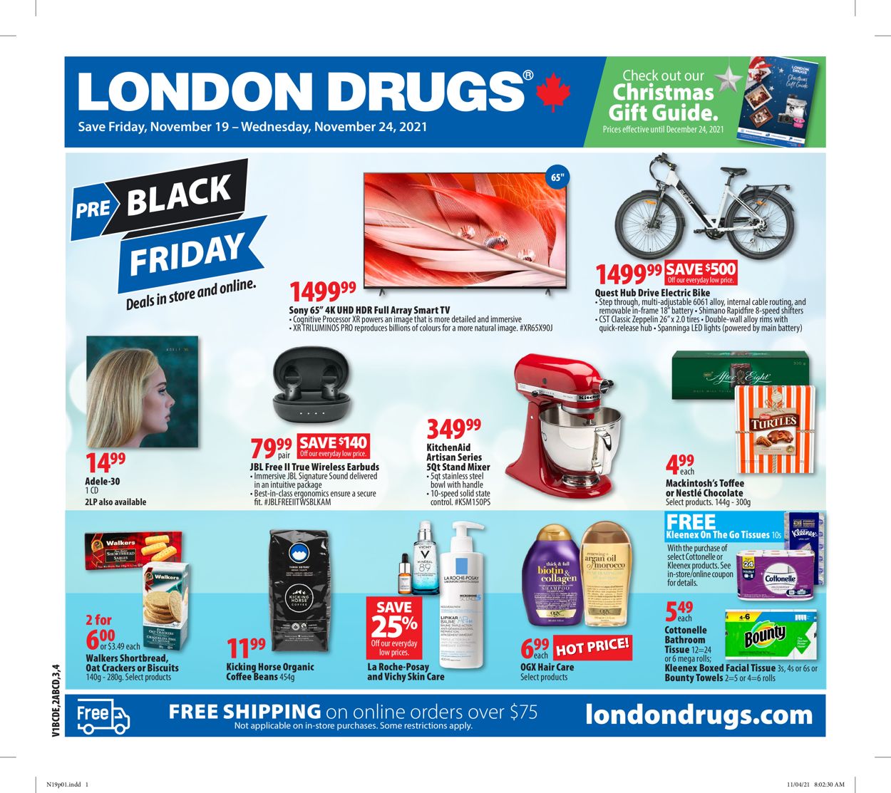London Drugs BLACK FRIDAY 2021 Flyer - 11/19-11/24/2021