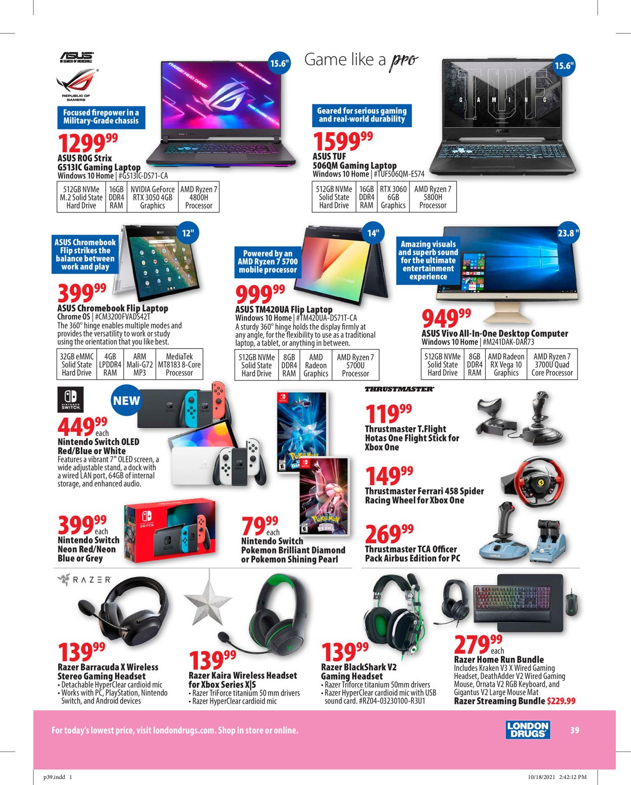 London Drugs XMAS 2021 Flyer - 11/12-12/24/2021 (Page 40)