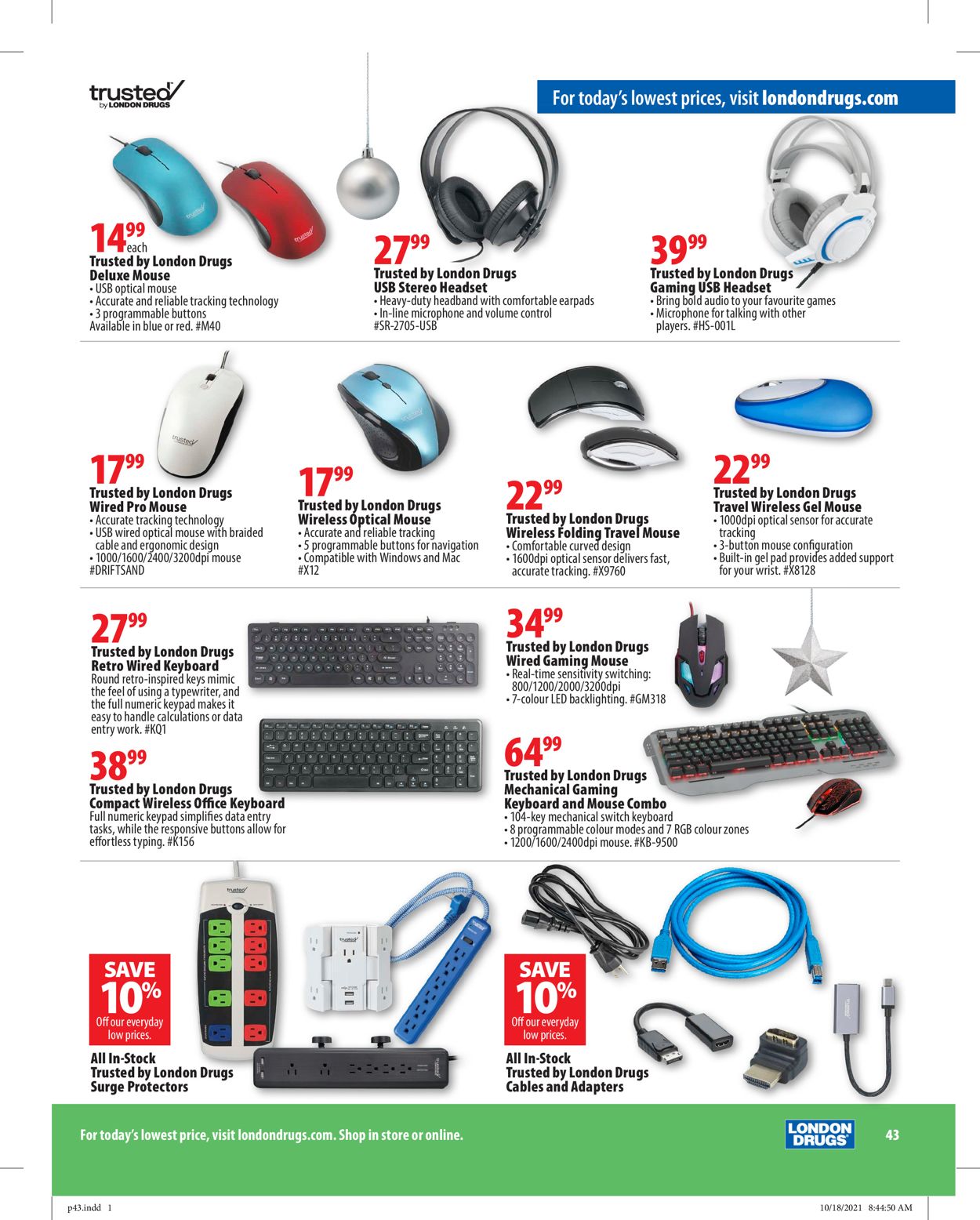 London Drugs XMAS 2021 Flyer - 11/12-12/24/2021 (Page 44)