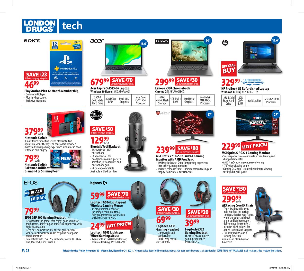 London Drugs Flyer - 11/19-11/24/2021 (Page 23)