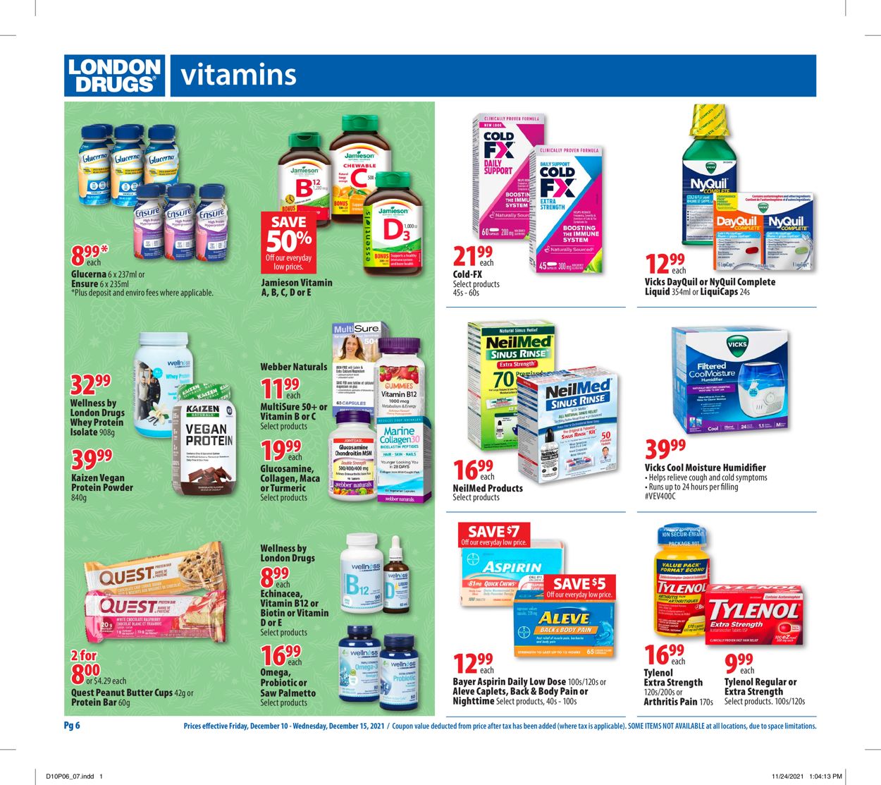 London Drugs XMAS 2021 Flyer - 12/10-12/15/2021 (Page 7)
