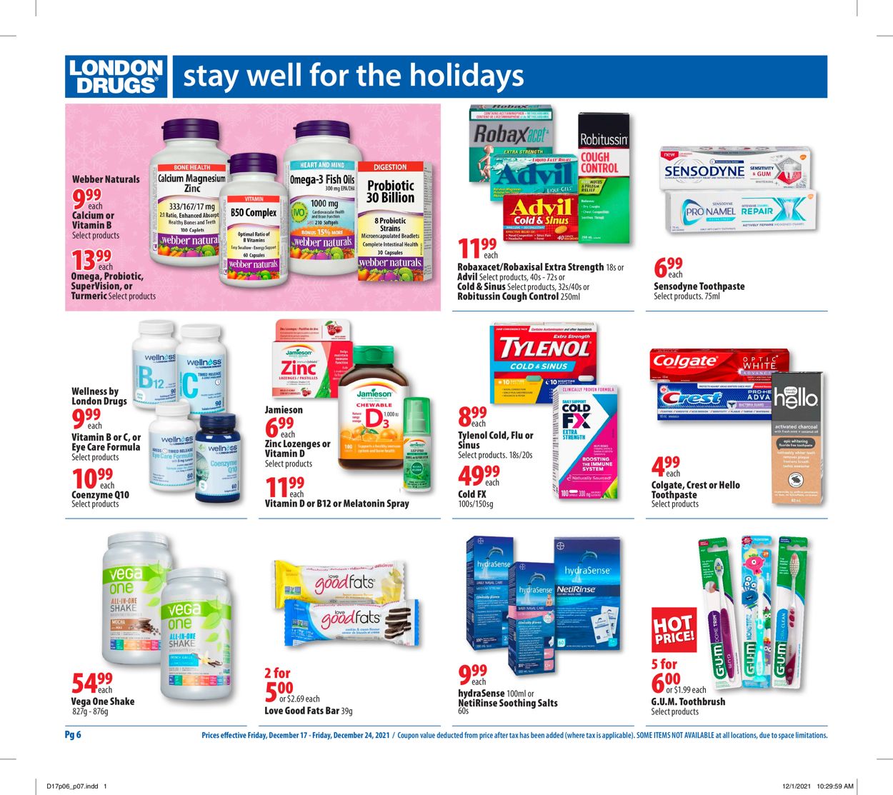 London Drugs XMAS 2021 Flyer - 12/17-12/24/2021 (Page 7)