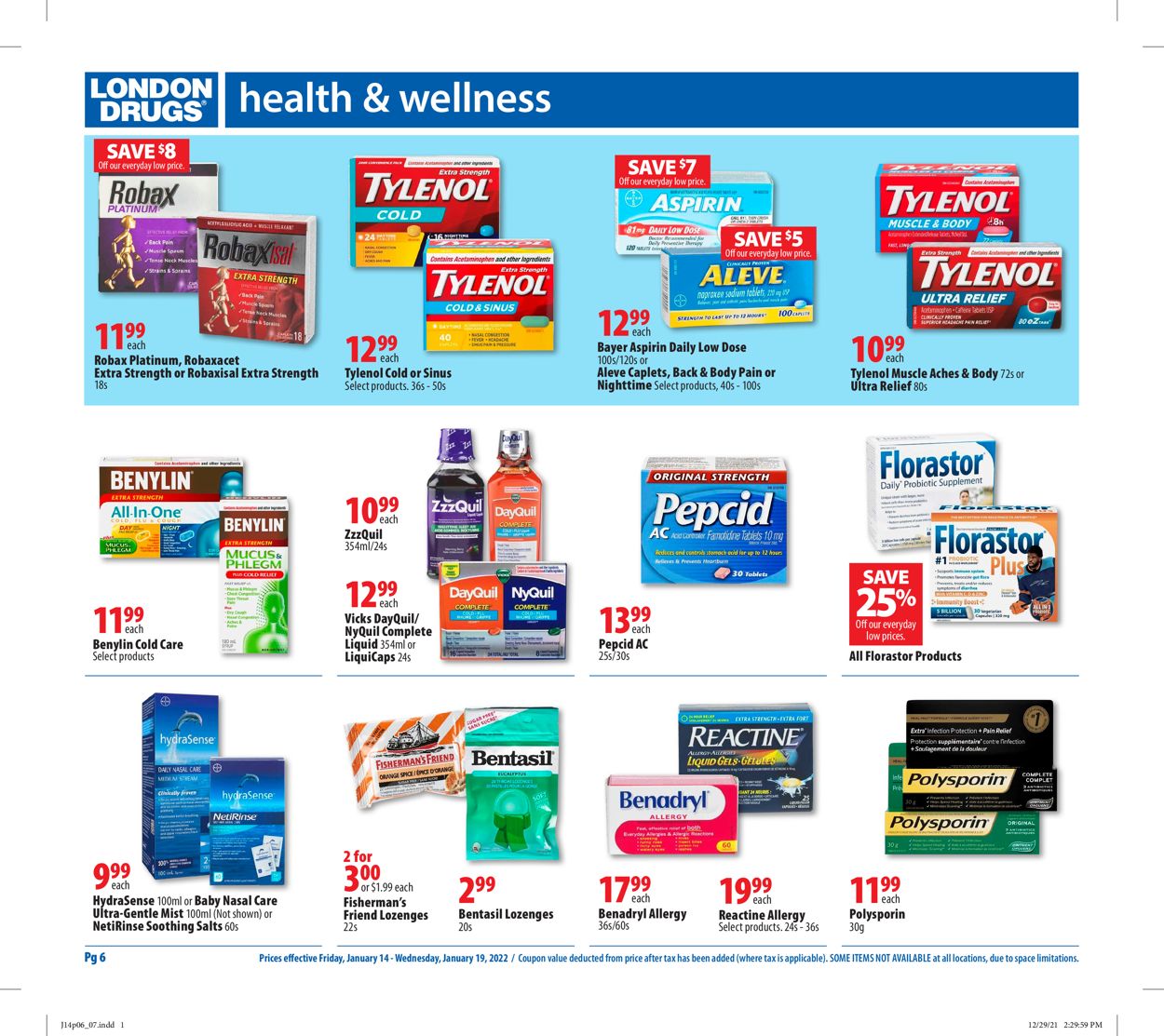 London Drugs Flyer - 01/14-01/19/2022 (Page 6)