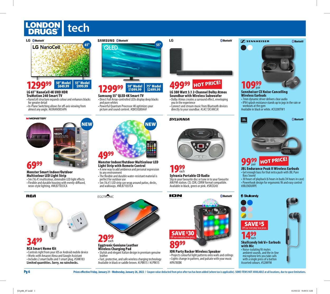 London Drugs Flyer - 01/21-01/26/2022 (Page 6)