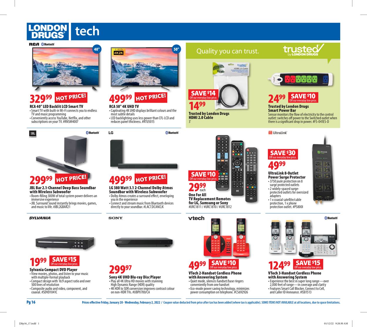 London Drugs Flyer - 01/28-02/02/2022 (Page 16)