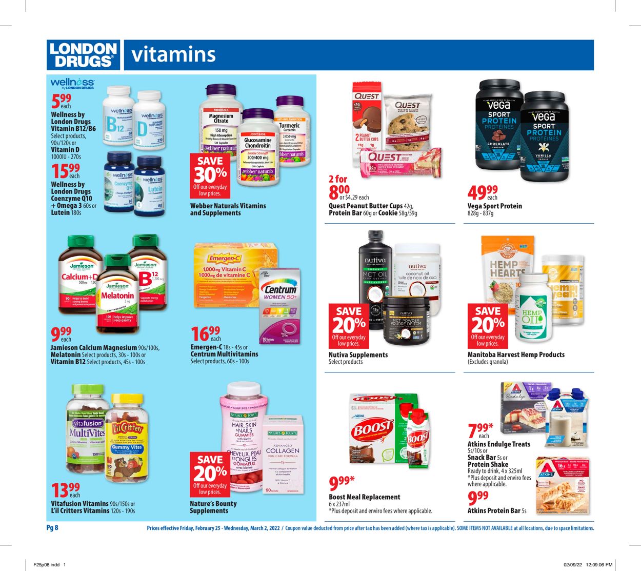 London Drugs Flyer - 02/25-03/02/2022 (Page 8)