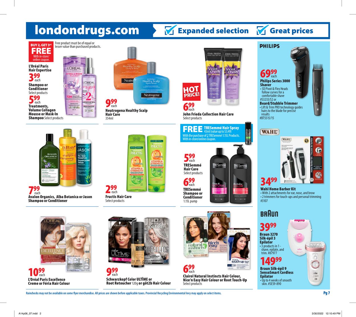 London Drugs EASTER 2022 Flyer - 04/14-04/20/2022 (Page 7)