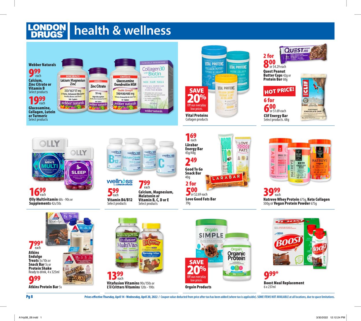 London Drugs EASTER 2022 Flyer - 04/14-04/20/2022 (Page 8)