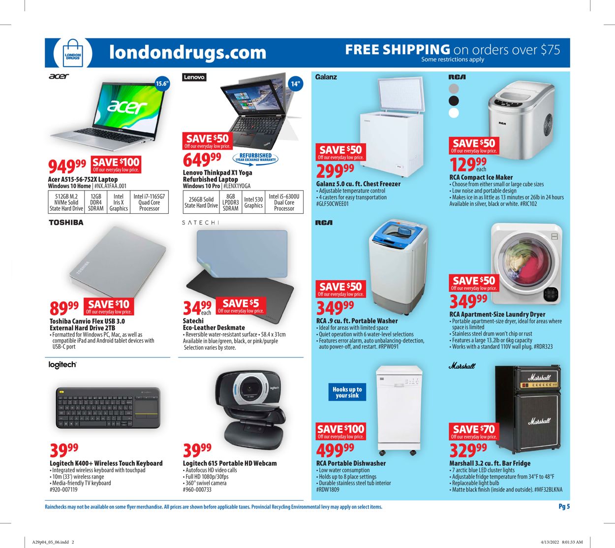 London Drugs Flyer - 04/29-05/04/2022 (Page 5)