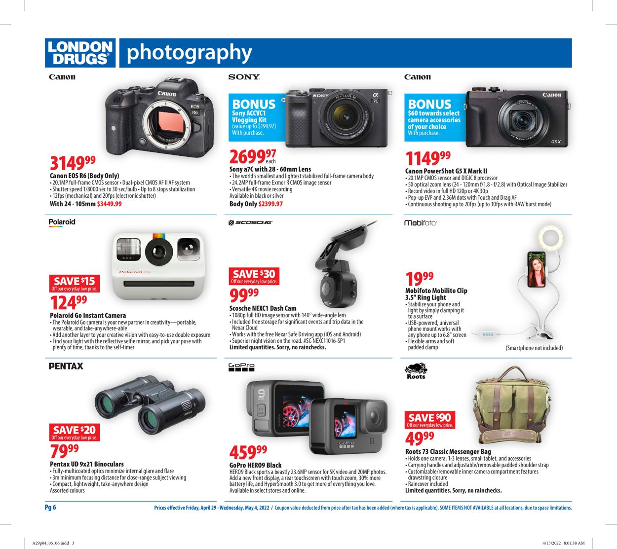 London Drugs Flyer - 04/29-05/04/2022 (Page 6)