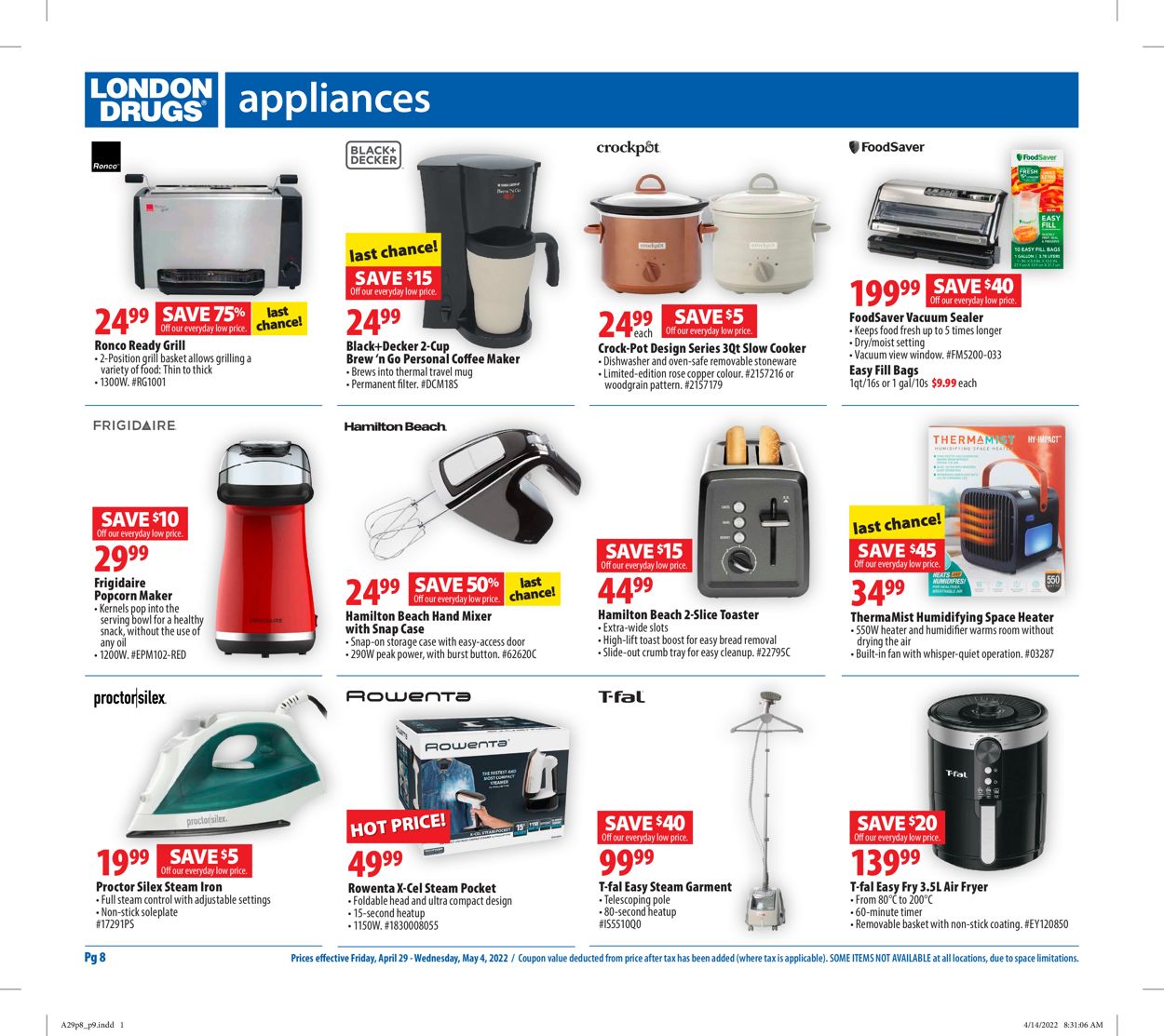 London Drugs Flyer - 04/29-05/04/2022 (Page 8)
