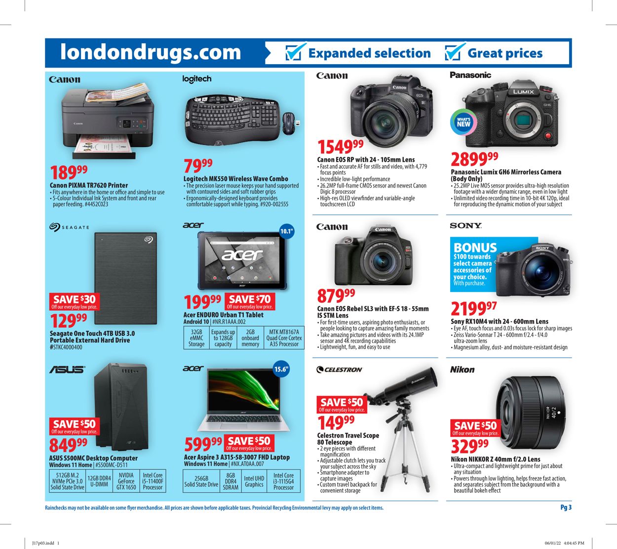 London Drugs Flyer - 06/17-06/22/2022 (Page 3)