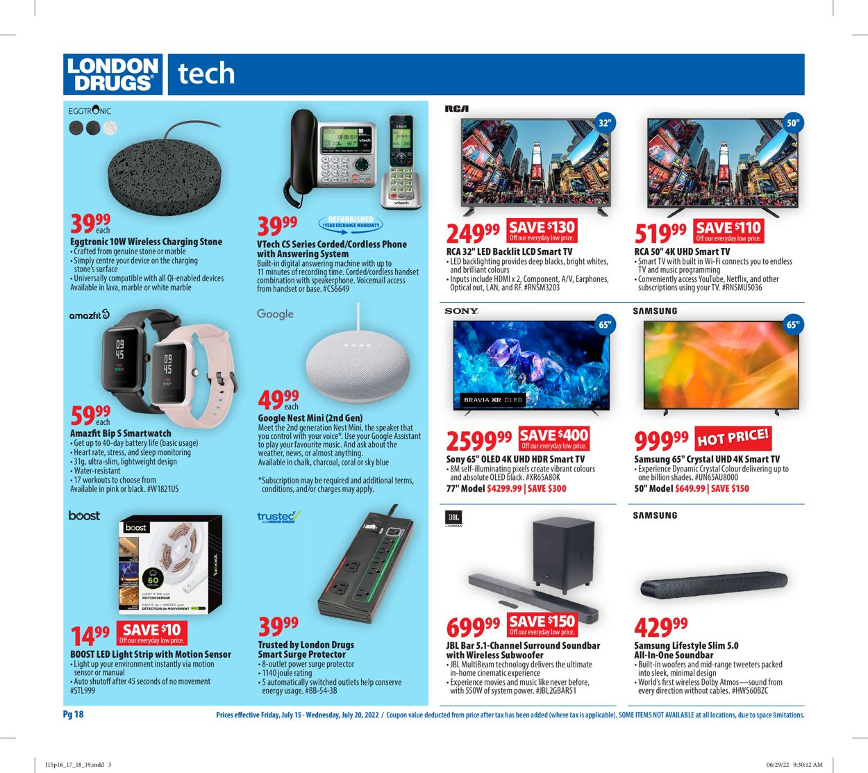 London Drugs Flyer - 07/15-07/20/2022 (Page 18)