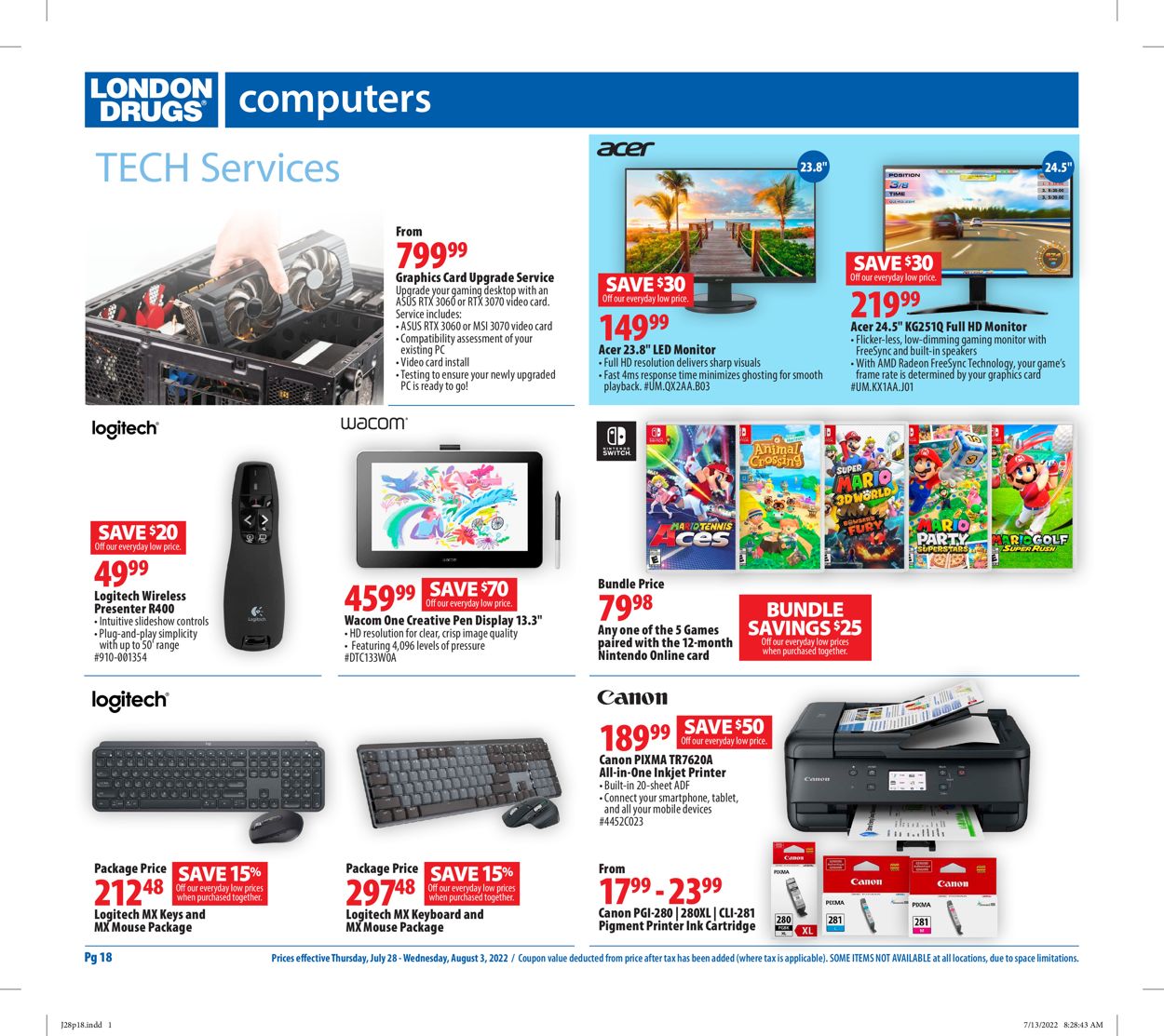 London Drugs Flyer - 07/28-08/03/2022 (Page 18)